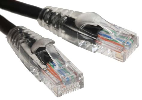 RS PRO | RS PRO, 2m Cat5e, Black RJ45 to Male RJ45 Male, U/UTP ...