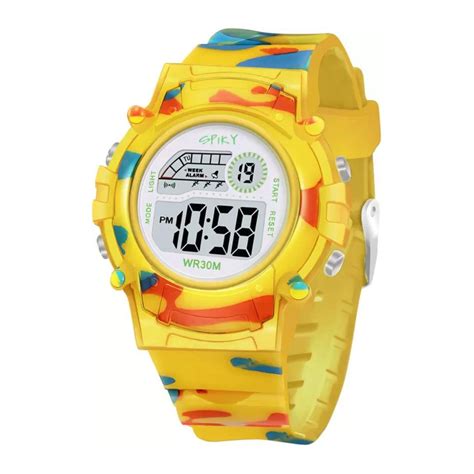 Sporty And Stylish: Round Digital Watch – Jr.Billionaire