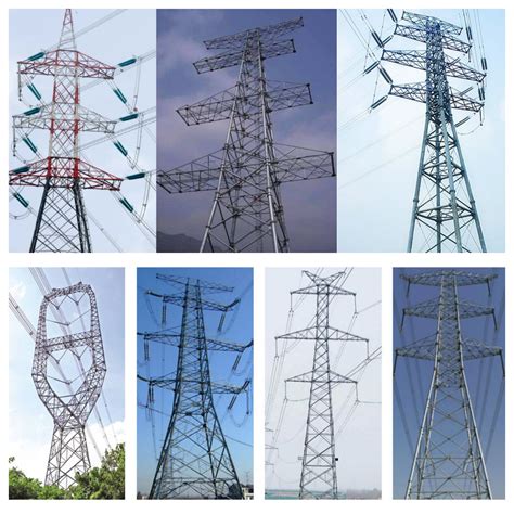 4-Legged Angular Electric Transposition Lines Steel Tower - Communication tower,Lattice tower ...