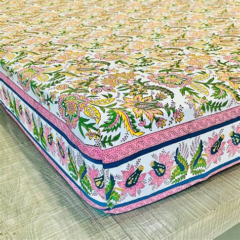 Blooming Bed Sheet with Pillow Covers – Cotton Curio