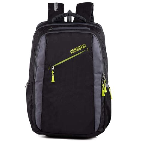 Buy American Tourister Unisex 3 Compartment Zip Closure Laptop Backpack ...