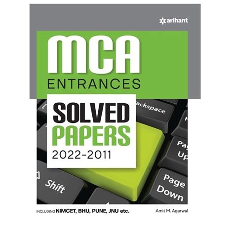 MCA Entrances Solved Papers | 2022-2011 | By Amit M. Aggarwal | 12 / E ...