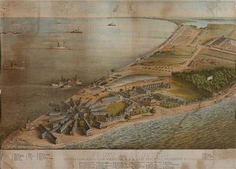 CIVIL WAR POINT LOOKOUT, MARYLAND PRISONER OF WAR PRINT sold at auction ...
