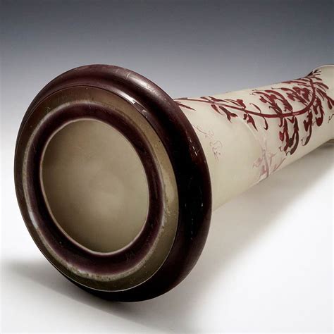 Emile Galle Cameo Glass Floor Vase 1898-1904