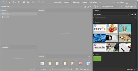 Creative Cloud Libraries in Bridge