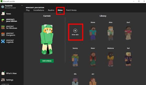 How to Install Skins for Minecraft Java Edition 的图像结果