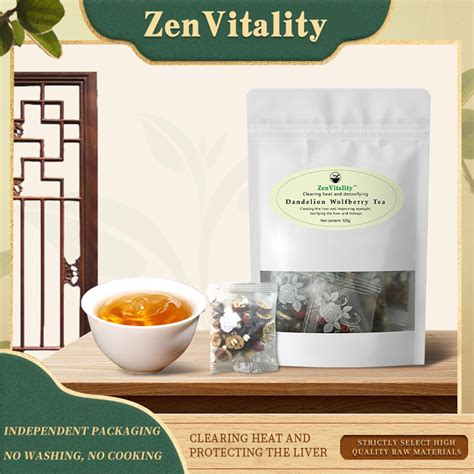 Dandelion wolfberry tea- liver and kidney health – ZenVitality