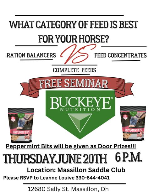 What category of feed is best for your horse? , 12680 Sally St SW ...