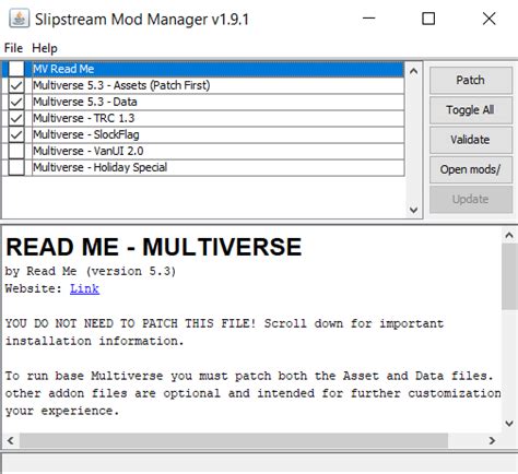 Slipstream Mod Manager Set Up 的图像结果