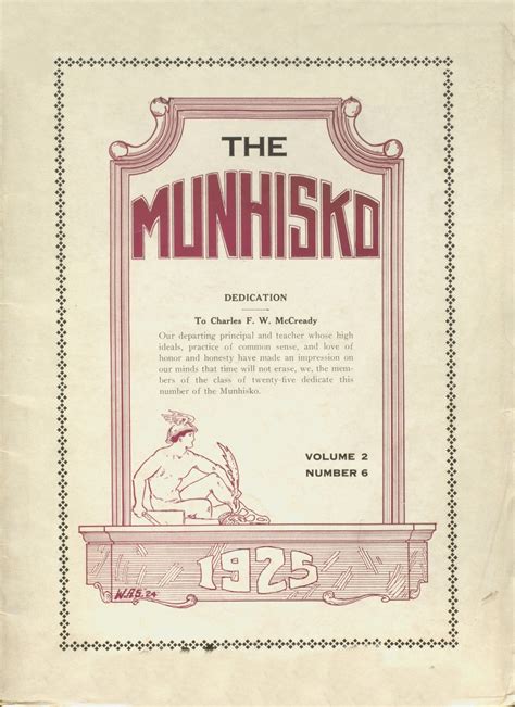 1925 yearbook from Munhall High School from Munhall, Pennsylvania for sale