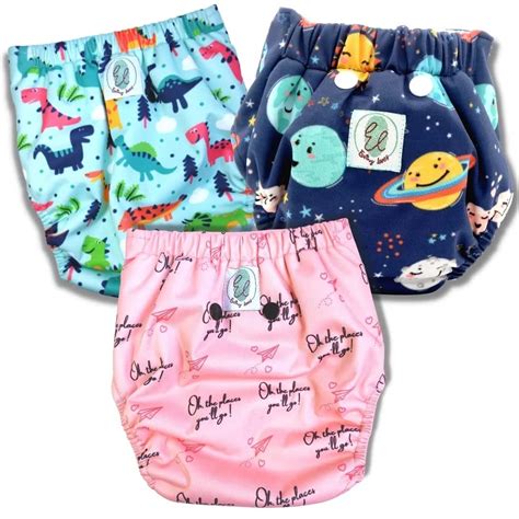 Buy Earthy Lanes Reusable cloth diapers for babies 0 to 3 years, high ...