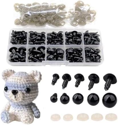 100PCS Safety Eyes for Crochet, Stuffed Crochet Eyes, Googly Eyes for ...