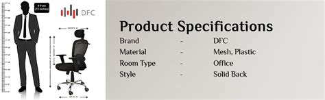 DFC® Neo Pro High Back Revolving Chair with Adjustable Handles for Home ...