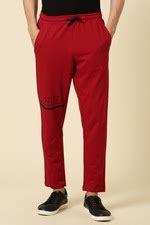 Buy Men Printed Red Jogger Pants Online - 991770 | Allen Solly