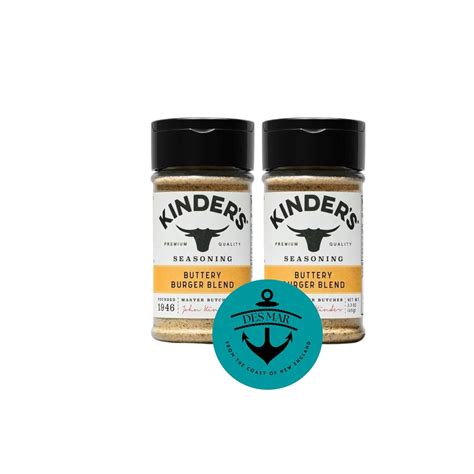 Amazon.com : Kinder's Buttery Burger Blend Seasoning, 2.1oz 2 Pack ...