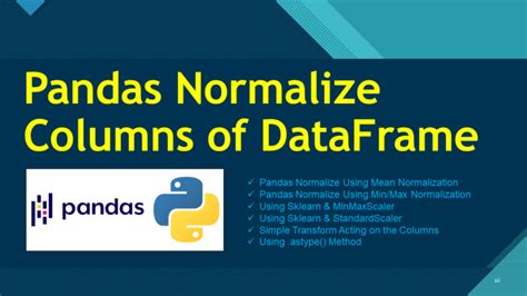 Image result for Normalize Data Pandas