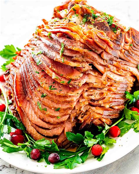 Honey Mustard Ham Maple Honey Mustard Glazed Ham Recipe