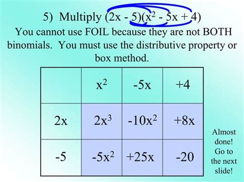 Image result for FOIL Method for Polynomials