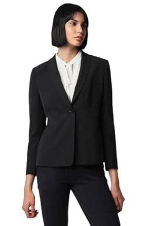 Buy Van Heusen Women's Fashion Formal Blazer Regular Fit VWBZFRGPD96543 ...