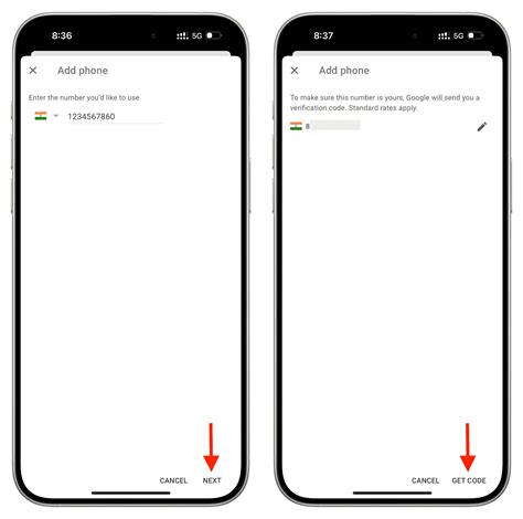 How to add, change, or remove phone number for Google account