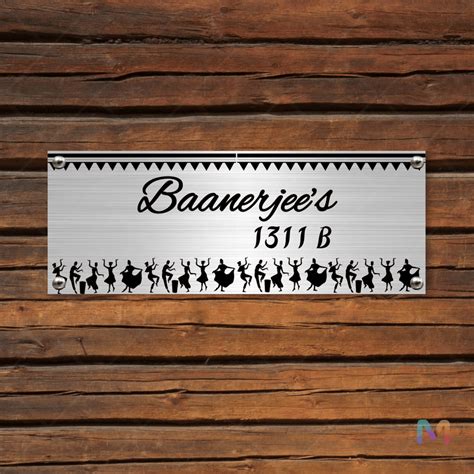 Heritage Harmony Name Plate (Stainless Steel) | Premium Custom Name Pl ...