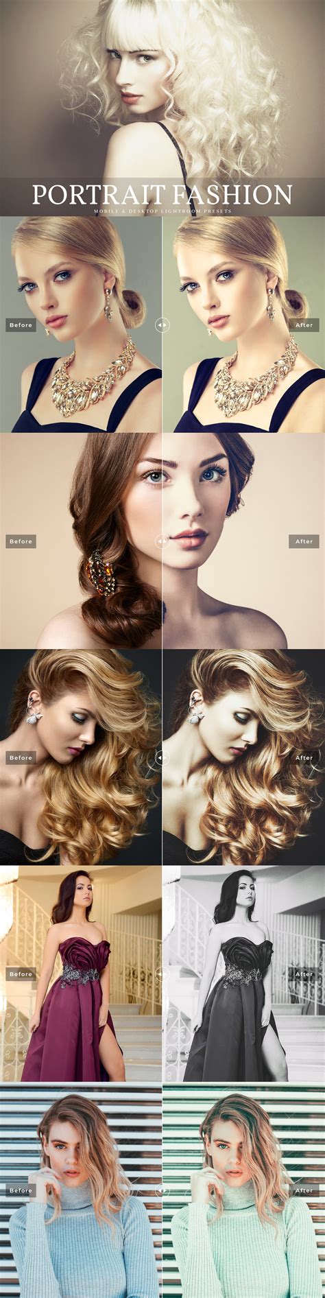 Portrait Fashion Lightroom Presets – MasterBundles