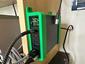 VAALI Multi Port Charger Wall Mount – Compatible with USB Power Hubs ...