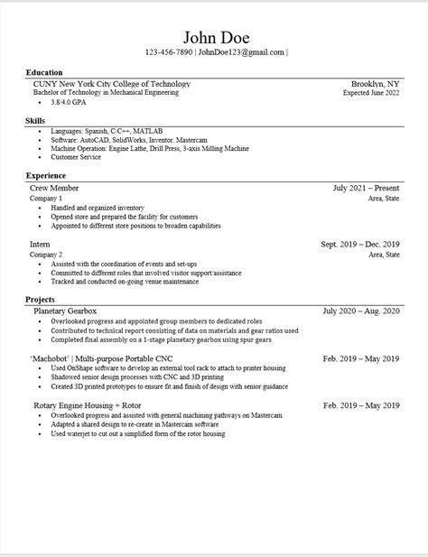 Jakes Resume Template
