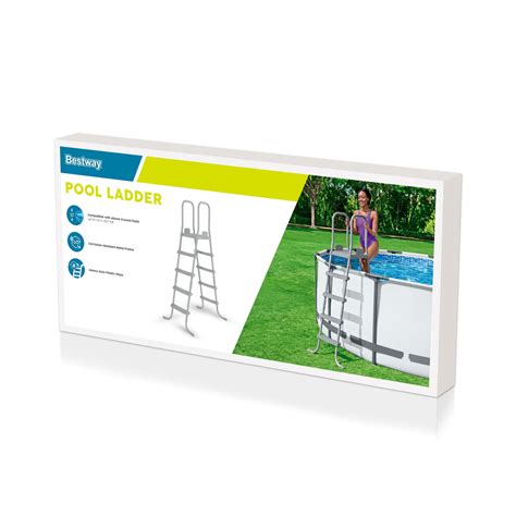 Bestway (58337) Above Ground Swimming Pool Ladder 52"/1.32m – Aquafun.in