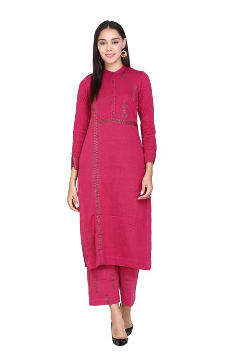 Buy STADO Rani Woollen Kurta Set at Amazon.in