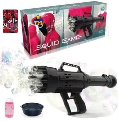 HALO NATION Bubble Blaster Machine, Gatling Bubble Gun Toy 21 Hole ...