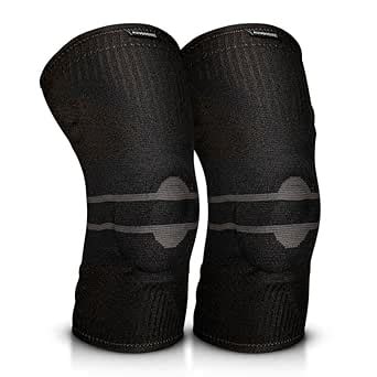 Buy Athmonk 3D Patella Silicone Gel Pad Compression Knee Caps Supporter ...