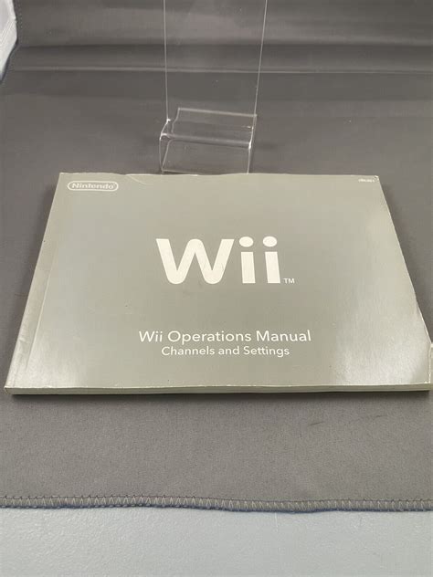 Wii Operations Manual Channels and Settings – FK Retro
