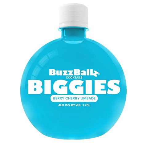 BuzzBallz Berry Cherry Limeade 1.75L Can Ready-to-Drink Cocktail 15% ...