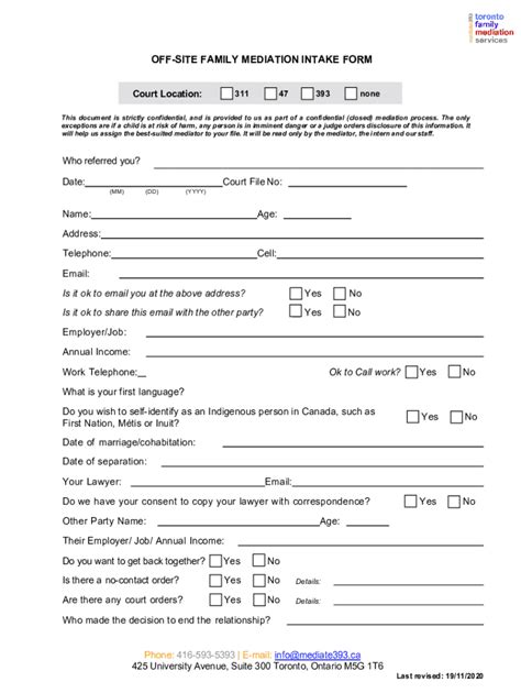 2020-2026 Canada Mediate393 Family Mediation Intake Form Fill Online ...