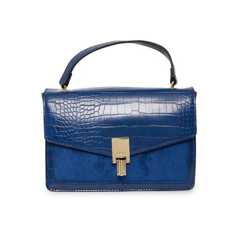Buy Aldo GORLLE410 Blue Textured Sling and Cross Bag Online
