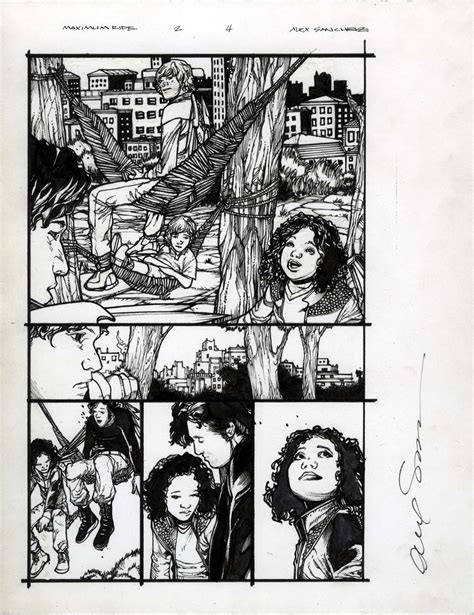 James Patterson Max Ride:First Flight #2 Pg 4 Alex Sanchez Original Art-MARVEL | Comic ...