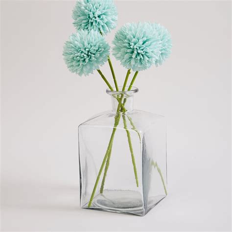 Buy Contour Glass Square Bud Vase from Home Centre at just INR 499.0