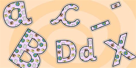 Global Issues Lowercase Display Lettering- global issues, lowercase ...