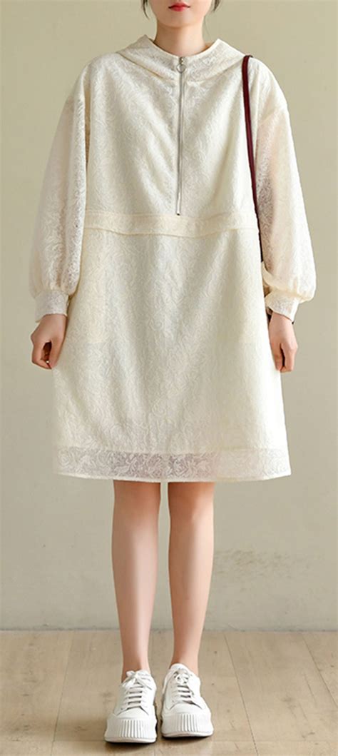 Elegant Beige zippered Chiffon Summer Work Dress | Summer work dress ...