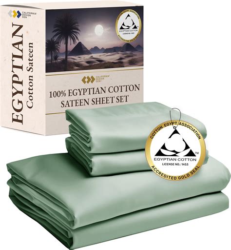 Amazon.com: California Design Den Certified Luxury 100% Egyptian Cotton ...