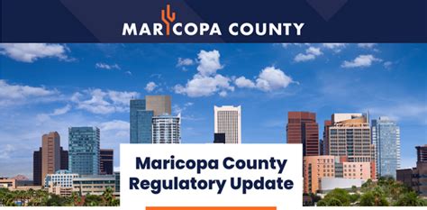 Maricopa County, Arizona Air Quality Regulatory Process Update
