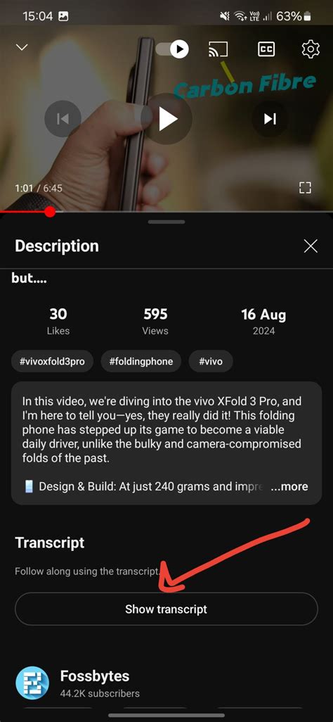 How to Copy YouTube Video Transcript 的图像结果