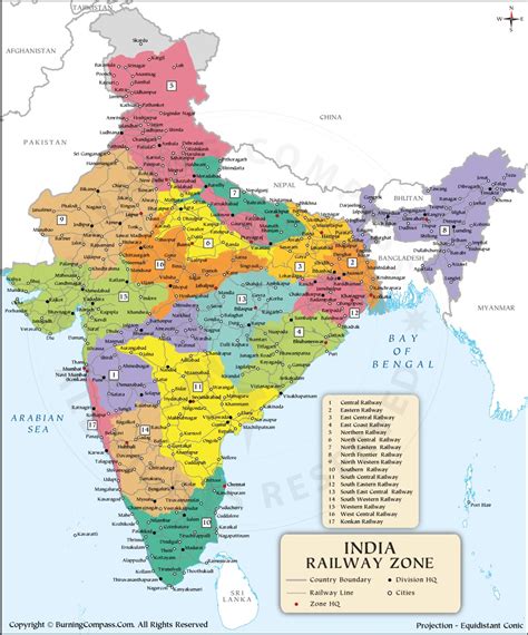 Indian Railways Zones Map - PDF Download | RRB EXAM PORTAL - Railway Jobs, ALP, ASM, NTPC Exam