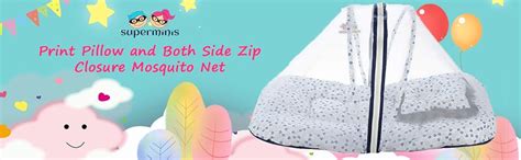 Buy Superminis Cotton Baby Bedding Set with Pillow and Mosquito Net ...