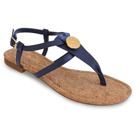 Lindsay Phillips Madelyn Navy Sandal for Women - Walmart.com