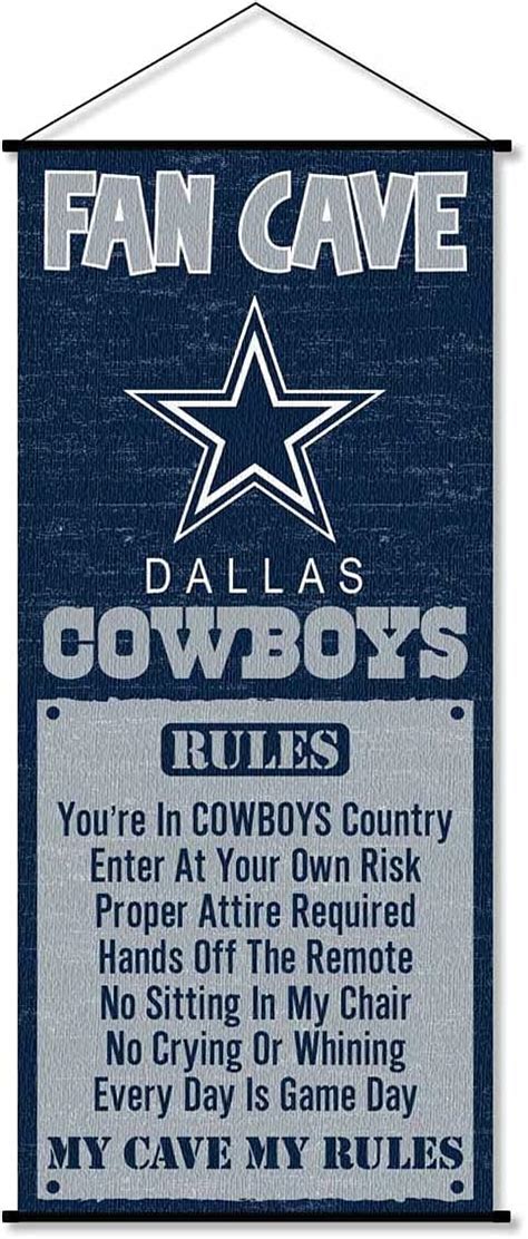 WinCraft Dallas Cowboys Man Cave Fan Banner Wall India | Ubuy