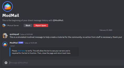 Image result for How to Use Modmail