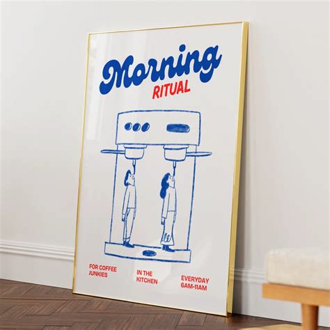 Morning Coffee Ritual Gourmet Canvas Painting for Modern Kitchens ...