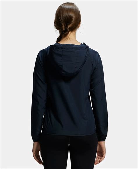 Buy Microfiber Fabric Relaxed Fit Raglan Styled Water Resistant Hoodie ...